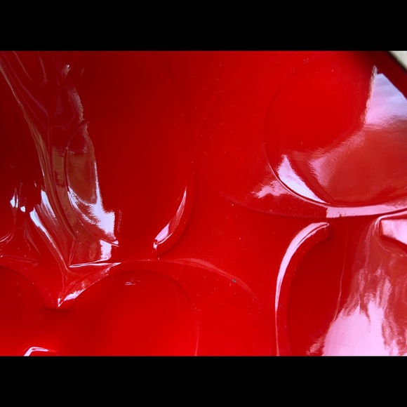 Gently Used Coach Peyton Embossed Patent Leather Crossbody Bag - Red - Picture 9 of 11